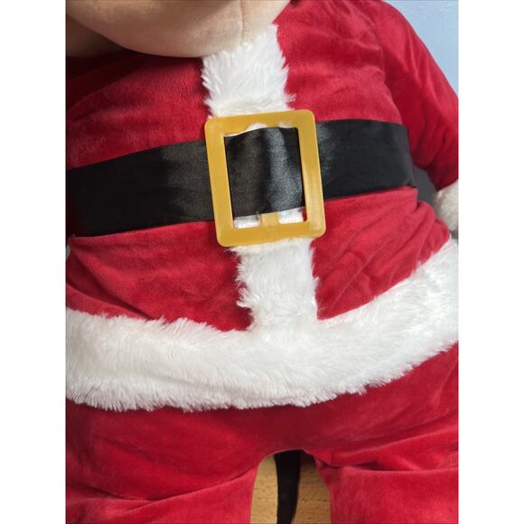 Mickey Mouse Santa Claus JUMBO Plush 48” (4 Feet Tall) Christmas Stuffed Disney - Picture 8 of 15